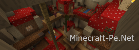 Мухоморонебоскреб - Карта для MCPE