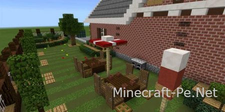 Карта "Уютный особняк" на minecraft pe 0.13.1