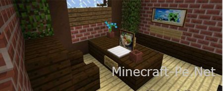 Карта "Уютный особняк" на minecraft pe 0.13.1