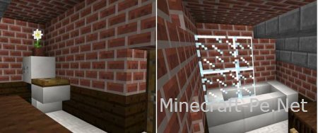 Карта "Уютный особняк" на minecraft pe 0.13.1