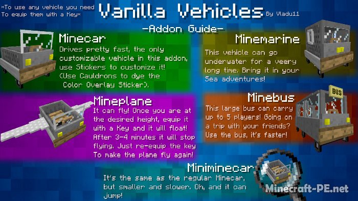 Мод Vanilla Vehicles [1.2]