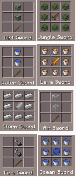 Мод Elemental Swords [1.2.10] [1.2]