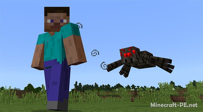 Мод Shooting Spiders [1.6] [1.5] (Сильные пауки)