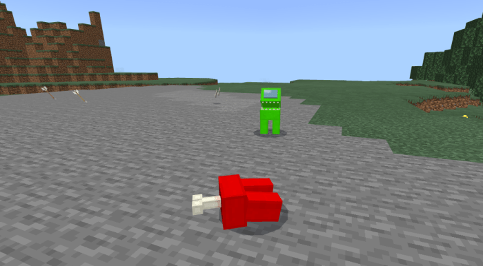 Мод Among Us [Скины 4D] (БЕТА 1.16.100)